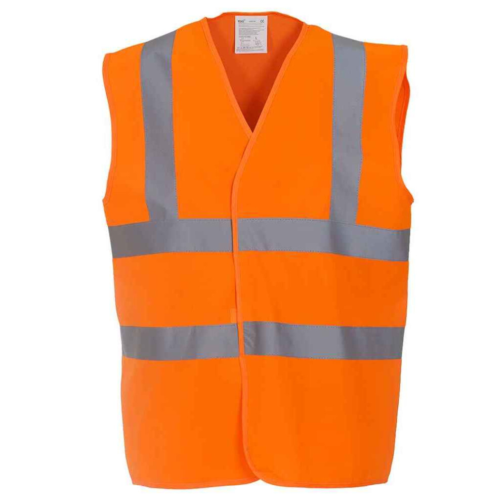 (Xl, Orange) Yoko Mens Band & Brace Hi-Vis Vest 5063527887740