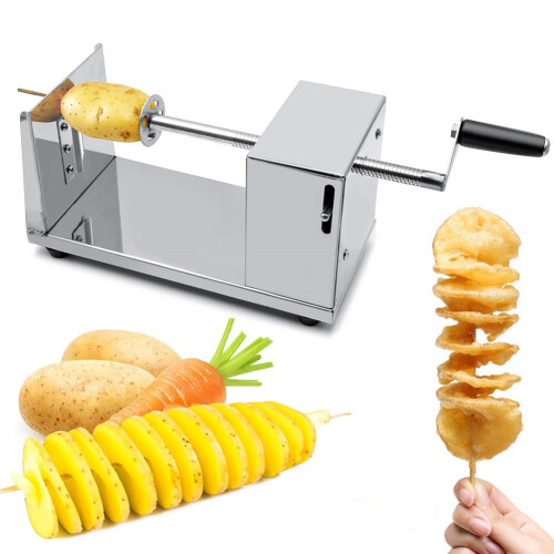 Potato Cutter Machine Spiral Cutting Machine Chips Machine Kitchen Accessories Cooking Tools Chopper Potato Slicer 1