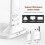 30LED Personality Square Desk Lighting Lamp Simple Reading Table Lamp 2000MAh Rechargeable Bedside Lamp for Study Work 7