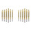 12Pcs Cobalt Drill Bit Set LochsäGe Einstechset Holzbearbeitung SäGezahnbohrer Schlitzbohrer 1
