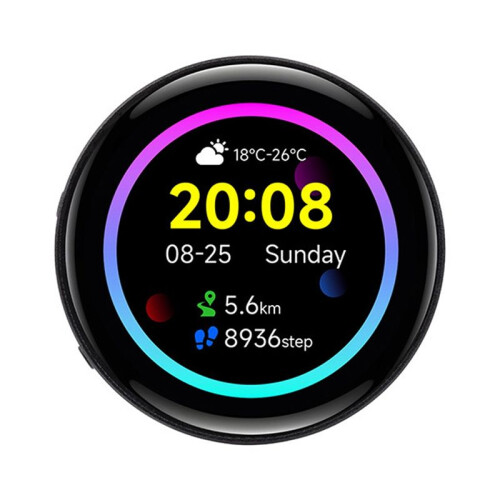 RP2350 Placa de Desenvolvimento com Tela Sensível Ao Toque AMOLED de 1,43 Polegadas 466x466 Sensor de 6 Eixos Integrado com Caixa CNC para HMI LVGL 1
