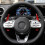 Carbon Rat Paddle Shift Förlängningsväxlingar Kolfiberdekal för   ABCESVG Class ,B 4
