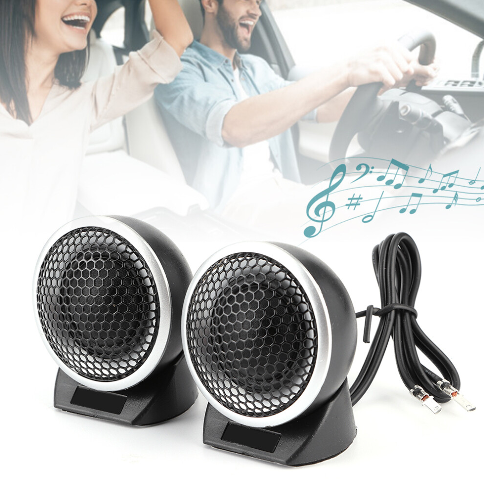 2Pcs 150W 92Db Car Tweeter Silk Dome Horn 7293282089471