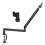 Microphone Bracket, Adjustable 360  Suspension Arm, Adjustable Rod Microphone Bracket, with Desktop Mounting Clip,B 1