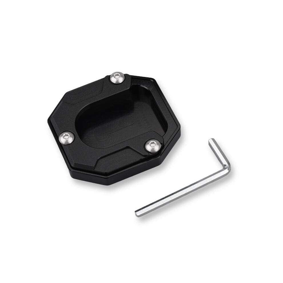 Motorcycle Kickstand Foot Side Stand Extension Pad Support Plate For Voge Sr250gt Sr250gt Black 4711357983873