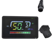 H6C-2 E-Bike LCD Display Meter Electric Scooter Speedometer Dashboard UART for Mountain Electric Bike 6PIN