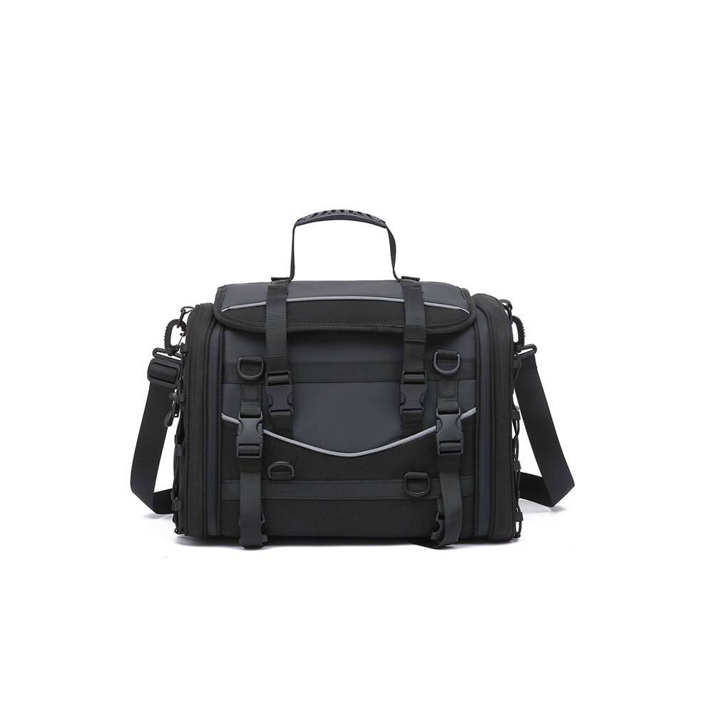 Motorcycle Tail Bag 40L-58L Expandable Back Saddle Bag Luggage Pannier Motorcycle Accessories Rider Backpack 4712139564846