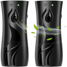2Pack Automatic Fragrance Dispenser Automatic Air Freshener Spraying Dispenser Wall Mounted or Standing Aerosol Spraying