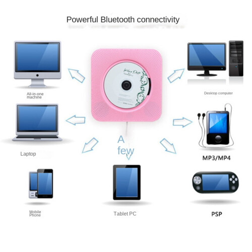 Εκπαιδευτικό CD Player RNCYN Ελαφρύ Υλικό ABS Μπλε Εκμάθηση 2
