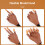 Nail Training Hand - RNCYN - Durable Plastic - Flexible Joints - Black Color 6