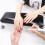 Portable Manicure Stool - RNCYN - Mini Size - Removable - Soft PU Leather - Integrated Armrest 4
