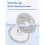 Compatible for  Deebot  2 Vacuum Parts Main Side Brush Dust Bag Mop Cloth Replacement Accessories 5