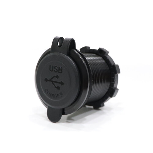 Auto-USB-Ladegerät - RNCYN - Fast QC3.0 - Doppel-USB-Anschluss - Eingebautes LED-Voltmeter - Rot 2