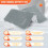 USB Heating Pad - RNCYN - Rapid Heating Graphene - Constant Temperature 55C - Super Soft Crystal 3