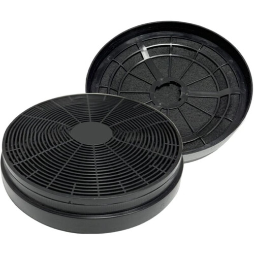 2 Activated Carbon Filter Cartridges for Kitchen Range Hoods for Wall-Mounted Ductless Ventilation Systems 1