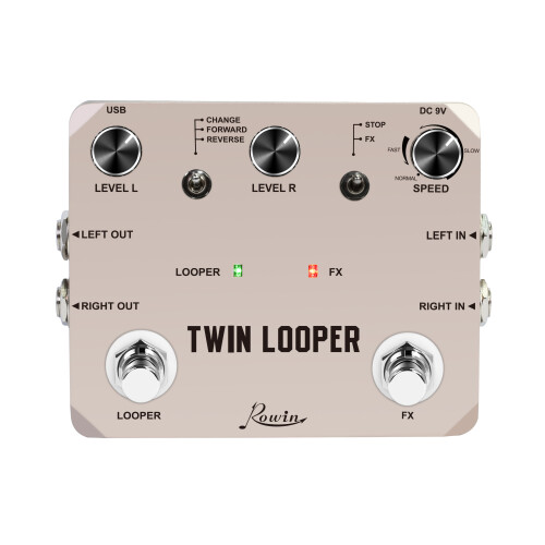 Διπλό Looper Πεντάλ για Ηλεκτρική Κιθάρα RNCYN 10 λεπτά looping 1