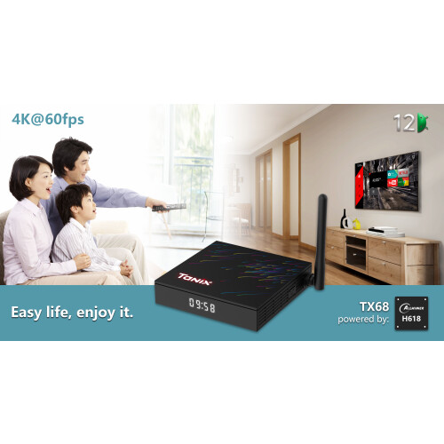 Αποκωδικοποιητής Smart TV 4K RNCYN Android 12 4GB RAM 64GB 1