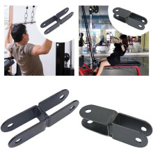 Double Pulley Wheel Bracket, Simple Assembly Sturdy Pulley System Attachment Fitness Home Gym Pulley Holder B