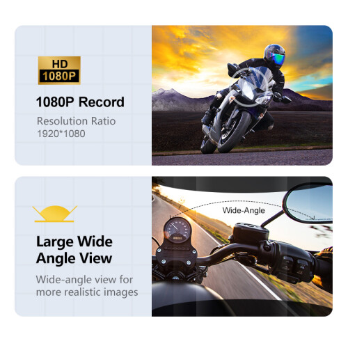 Κράνος μοτοσικλέτας Bluetooth με κάμερα RNCYN Κάμερα HD 1080P 2