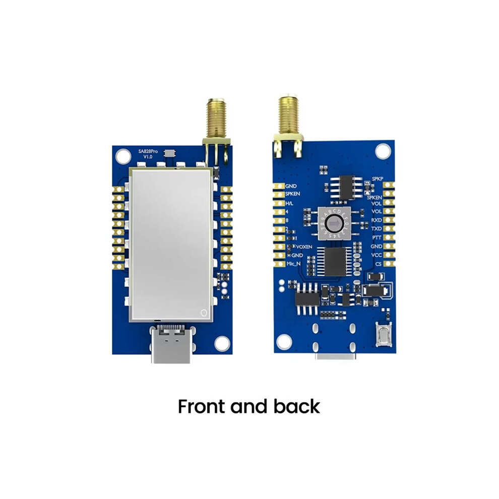 Rf Voice Module SA828Pro Walkie Talkie Module 1.5W Voice & Data RF Transceiver with ...