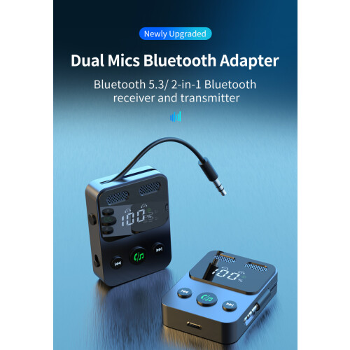 Προσαρμογέας Bluetooth αυτοκινήτου RNCYN Bluetooth V5.3 Μοντέλο BR17 1