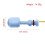 5pcs PP Plastic Small Float Liquid Level  - Water Level  / Liquid Level Sensor,Hydraulic Liquid Level Sensor 7