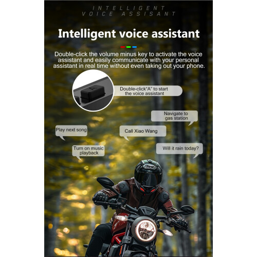 Κράνος μοτοσικλέτας Bluetooth RNCYN Μοντέλο BT31L Bluetooth 5.3 2