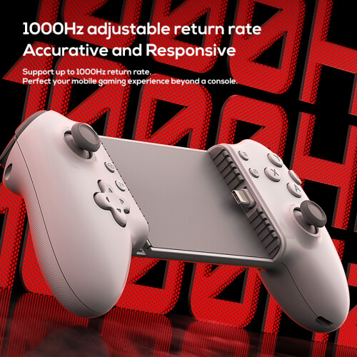 Mobile Gamepad RNCYN Επεκτάσιμο έως 176 mm Σύνδεση τύπου C S3 Λευκό 2
