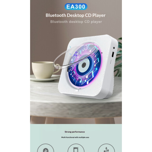 Portable CD player - RNCYN - Remote control - Vertical CD player - ABS material - CD-R format - Repeater 2