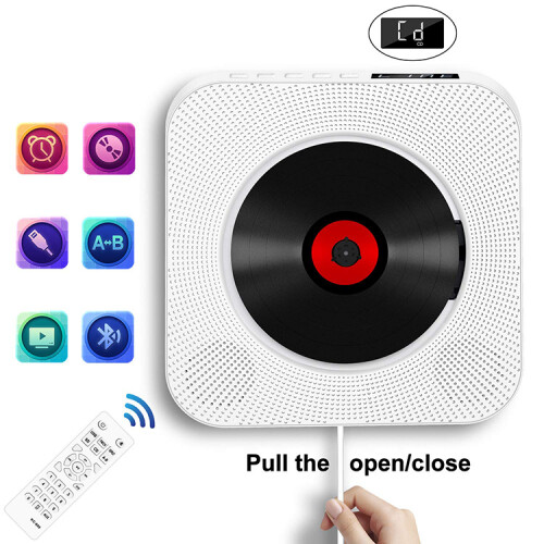 Multifunctionele Bluetooth-module - RNCYN - ingebouwde speaker - retroradio - cd-speler - laptop - wit 1