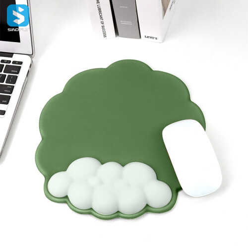 Mouse Pad with Wrist Rest - RNCYN - Soft Cloud Wrist Rest - Silicone + PU - Use for Mouse 2