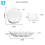 Ergonomic Mouse Pad - RNCYN - Wrist Rest Set - Memory Foam - Non-Slip Base 4