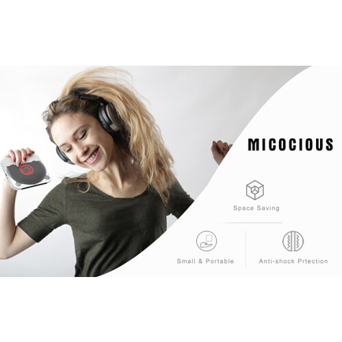 Portable Wall Radio - RNCYN - Built-in CD Player - Bluetooth 5.3 - A-B Loop Playback Function 2