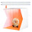 Estúdio fotográfico portátil - RNCYN - Formato mini 40 cm - 16 polegadas - 2 fitas LED - 3 modos de brilho 4