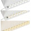 Estúdio fotográfico portátil - RNCYN - Formato mini 40 cm - 16 polegadas - 2 fitas LED - 3 modos de brilho 5