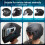 Ασύρματο κράνος μοτοσικλέτας RNCYN Bluetooth Μοντέλο BT11 900mAh 6