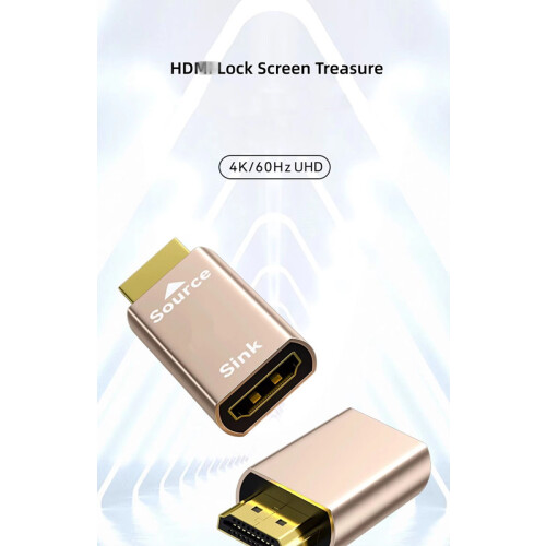 HDMI Virtual Display Emulator RNCYN 4K 3840x2160 Ανάλυση @60Hz Έτοιμο για 2