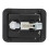 140x108mm Handle Latch 2 Keys 304 SS 15