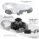 Automatic Retractable Leash - Phoesky - 4m - White - ABS - Quick Release - Reinforcement Loop - 20x4.5x5.7 cm 5