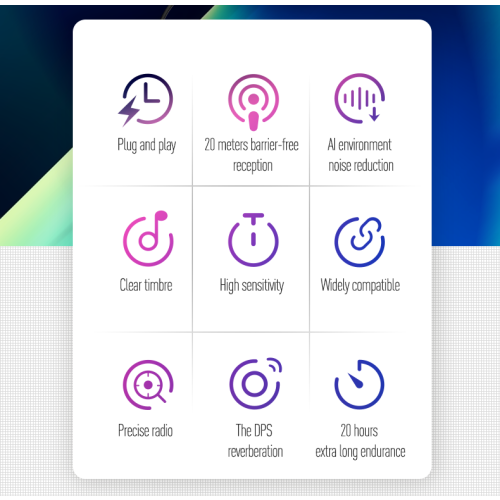 Wireless Microphone - RNCYN - IOS, iPhone, Android Compatibility - Reverse Microphone - Wireless - Included Accessories 2