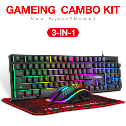 Gaming Πληκτρολόγιο και Ποντίκι Combo RNCYN Οπίσθιος φωτισμός 1