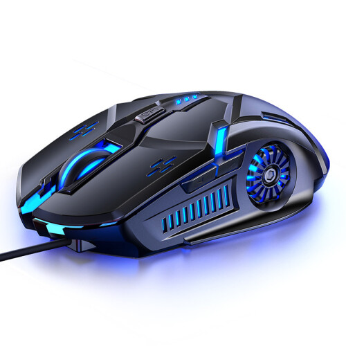 Wired Gaming Mouse - RNCYN - G5 - 6 Programmable Buttons - Adjustable DPI 1200-3200 - Breathable Light - USB 2.0 1