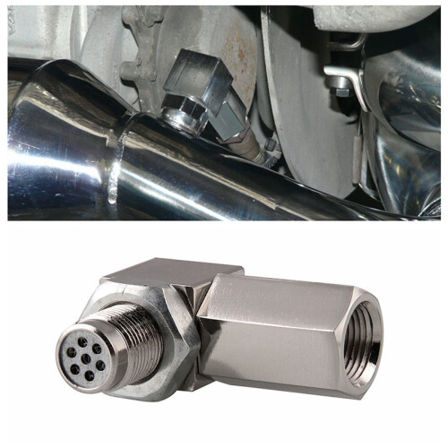 Sensor Spacer 90 Engine Light Cel Check Bung Mini Catalytic For O2 Converter