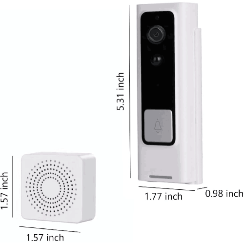 WiFi Smart Audio Intercom RNCYN X2pro Ασύρματο κουδούνι βίντεο Ανάλυση 1
