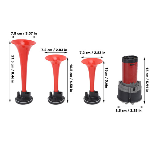 12V 125dB Truck Air Horn System 2