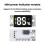 Battery Level Indicator Module 1S 2S 3S 4S Series Battery Meter Lithium Battery Display Module with Button 5