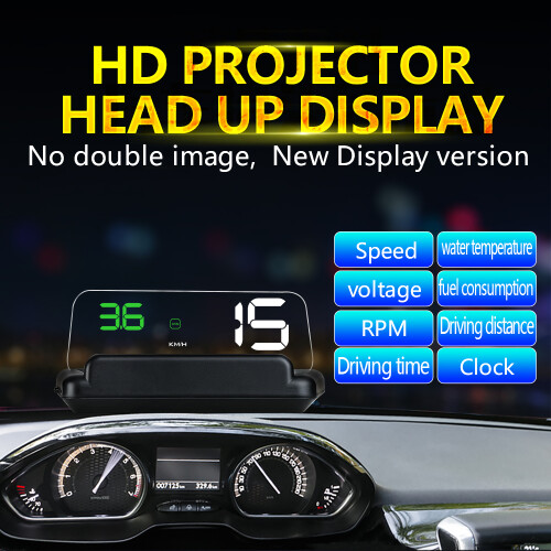 HeadUp Display αυτοκινήτου RNCYN C500 OBD2 Ανάγνωση κωδικού 1
