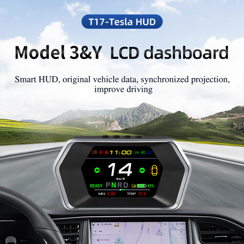 Head-Up Display do Carro - RNCYN - HUD T17 - Ecrã LCD de 3 polegadas - Leitor de códigos multifunções 1