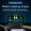 Ecrã Head-Up do Carro - RNCYN - Modelo T4 - Ecrã LED de 5 polegadas - resolução 800x480 - instalação de cabo OBD 2
