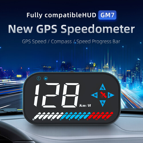Car Head-Up Display - RNCYN - Ecrã de 3,5 polegadas - resolução 800x480 - Compatibilidade com o HUD GM7 2